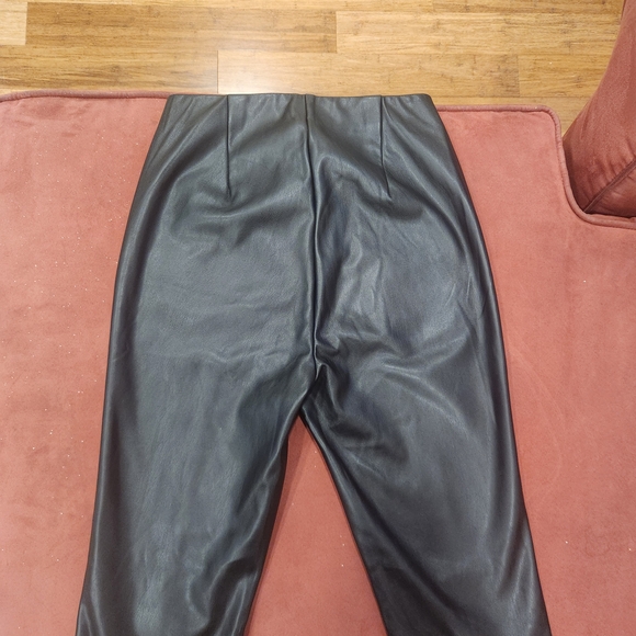 Charlotte Russe Black Faux Leather Trousers - Picture 6 of 7